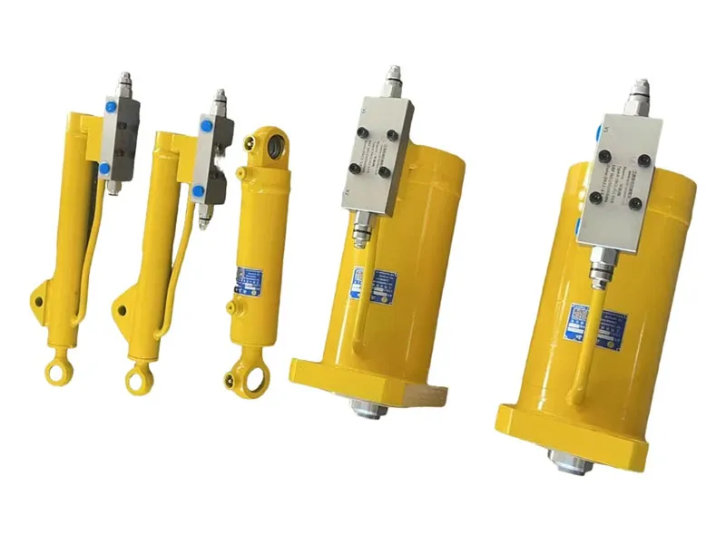 Гидроцилиндр фиксатора беспилотного экскаватора (2)